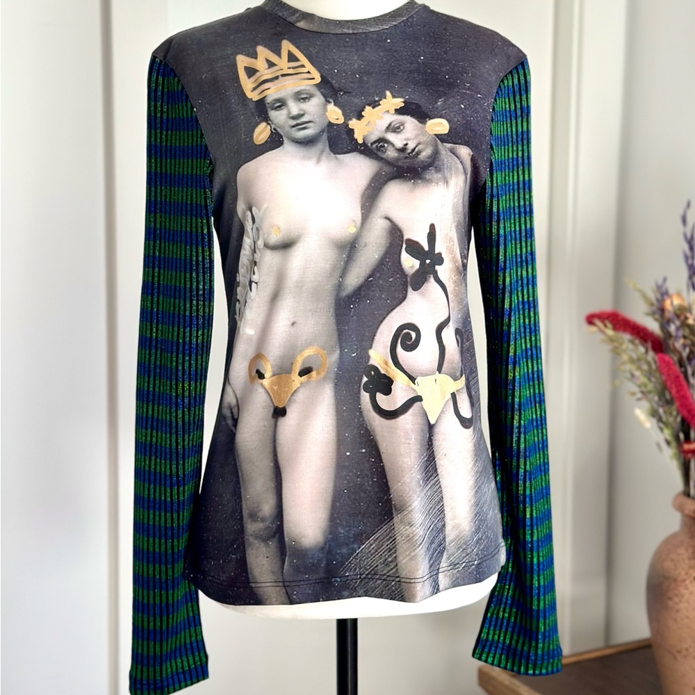 Desigual: Long Sleeve Graphic Shirt